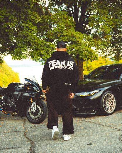"Fear is the Thief of Joy" Oversized Hoodie